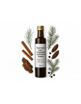 Трав’яний оцет з корицею та дубовою корою TEST Product Title Трав’яний оцет з корицею та дубовою корою TEST Product Alt