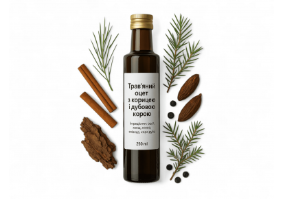 Натуральний оцет для волосся і шкіри, блиск, сила та свіжість щодня