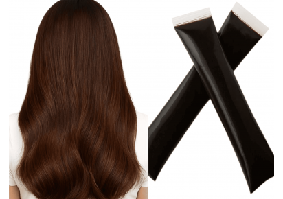 Крем-краска для волос Темно-Коричневый, натуральная, без аммиака Натуральная краска для волос, оттенок Темно-Коричневый