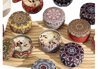 Металлическая баночка с крышкой