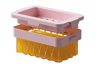 Мильниця з сіткою та дренажем Мильниця з сіткою та дренажем