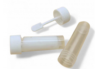 Мини-флакон 5 мл с лопаткой для косметики Мини-флакон 5 мл с лопаткой для косметики