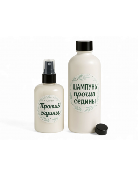 Набор против седины и для роста волос TEST Product Alt