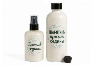 Набор против седины и для роста волос