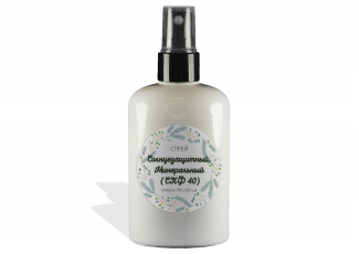 Солнцезащитный спрей, минеральный (СПФ 40) Солнцезащитный спрей, минеральный (СПФ 40)