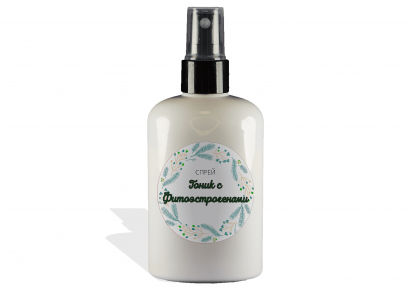 Спрей с фитоэстрогенами и фо-ти — омоложение кожи и волос 35+ Флакон спрея с фитоэстрогенами для упругости кожи и профилактики седины