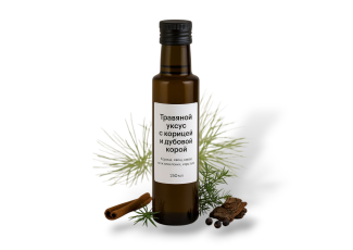 Травяной уксус с корицей и дубовой корой Травяной уксус с корицей и дубовой корой