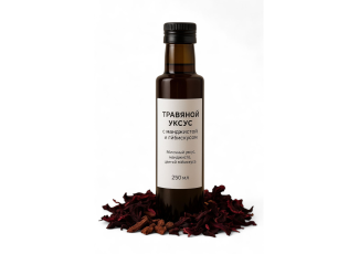 Травяной уксус с манджистой и гибискусом Травяной уксус с манджистой и гибискусом