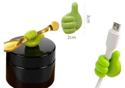 Універсальний тримач для лопаток, губок і аксесуарів Simona-Life Силіконовий тримач для лопаток і губок Simona-Life на баночці з косметикою