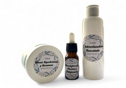 Відновлюючий нічний комплекс для обличчя Відновлюючий нічний комплекс для обличчя – гель-тонік, сироватка, крем